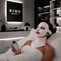 Rinu Beauty 3-in-1 Complete LED Therapy System (Face, Neck, & Chest)